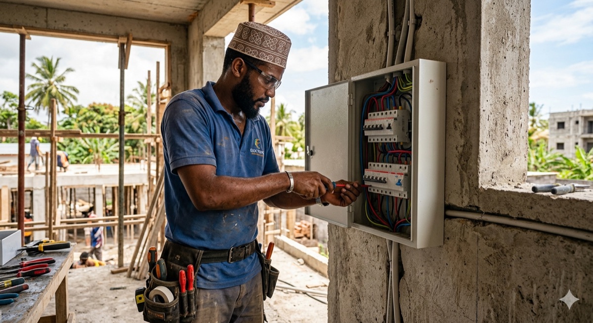 Travaux d’électricité